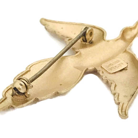 Forstner Sterling Vermeil Flying Long Tail - Picture 6 of 7